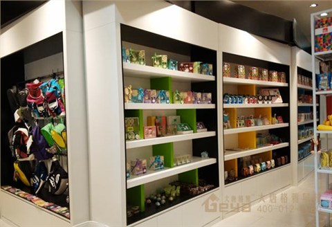 烤漆展柜-南京金鹰POP MART