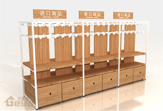 南京展柜制作-南京钢木货架超市货架-南京大唐格雅展柜