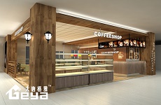 咖啡厅设计风格-大唐格雅展柜为您个性定制咖啡厅