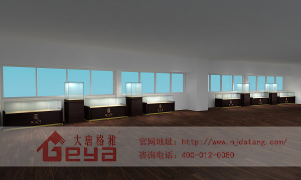 珠宝展柜,珠宝展柜厂,珠宝展柜定制厂家,珠宝展柜设计制作,南京大唐格雅展柜