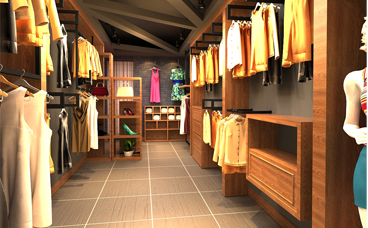 服装展示柜陈列要点