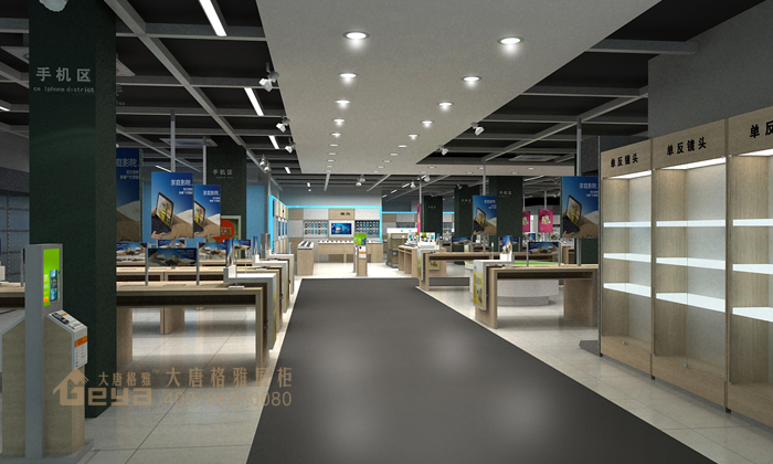 常州关河路店电脑手机展柜