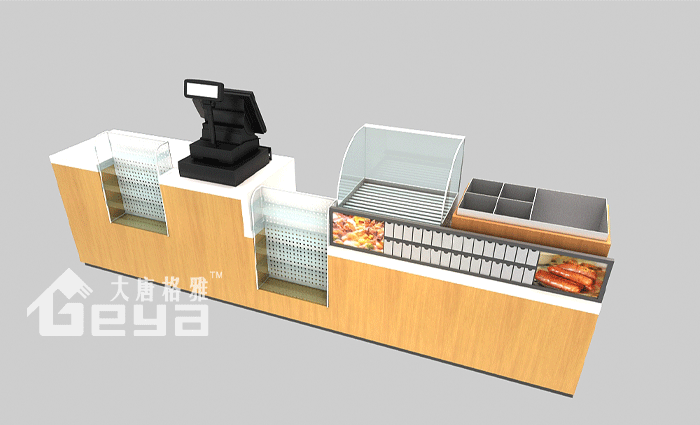 产品展示-南京牛首山超市钢木货架